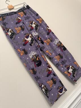 Hocus Pocus Purple Graphic Pajama Pants Size M